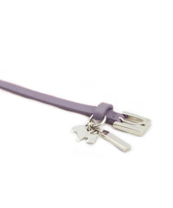 Podwójna skórzana bransoletka LAVENDER